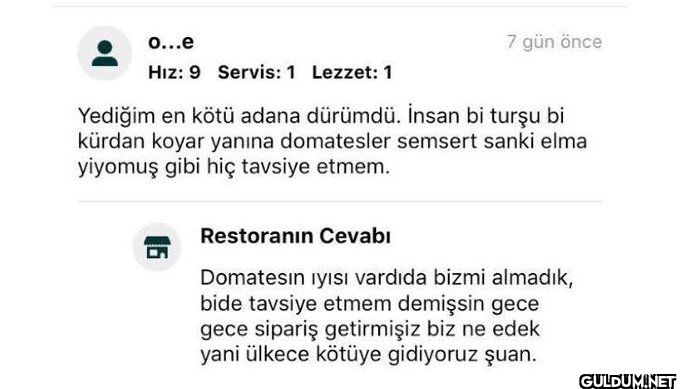 o...e Hız: 9 Servis: 1...