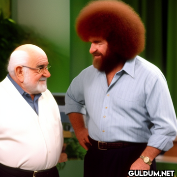 Bob Ross'u Yerin Dibine...
