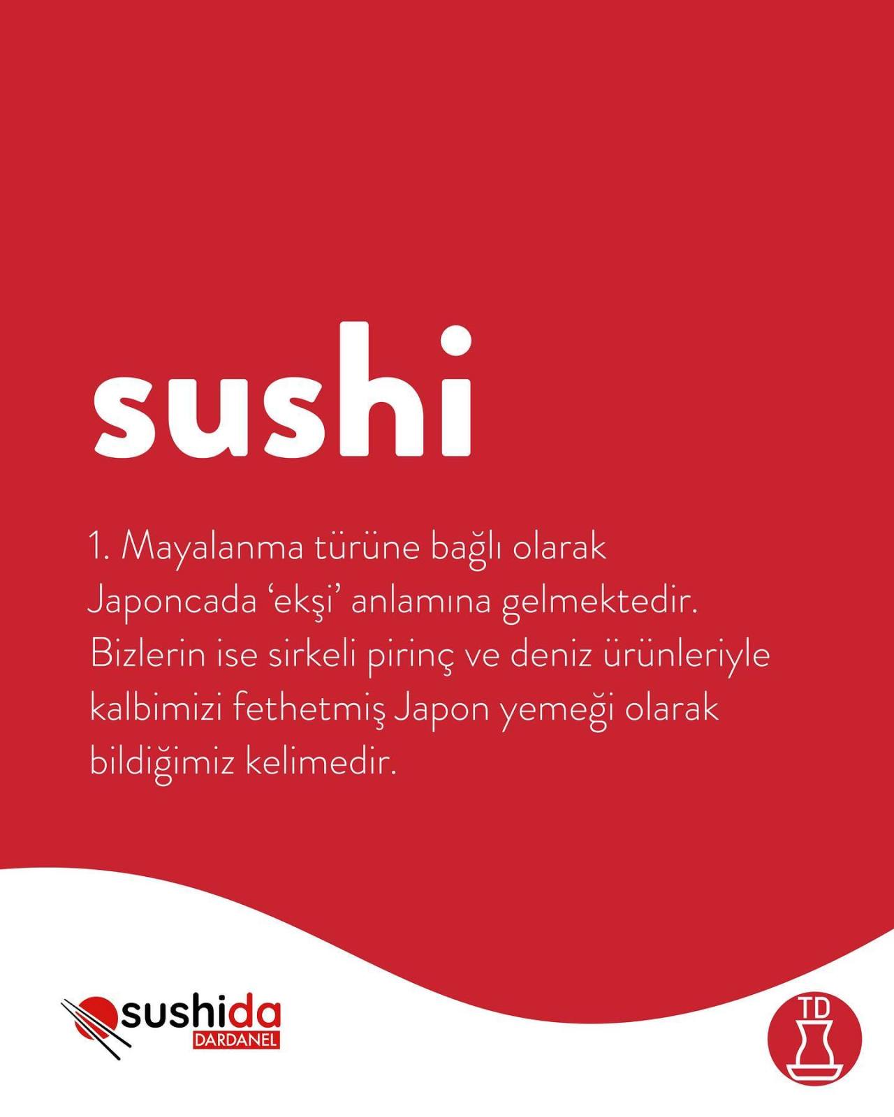 Dünya Sushi gününüz kutlu...