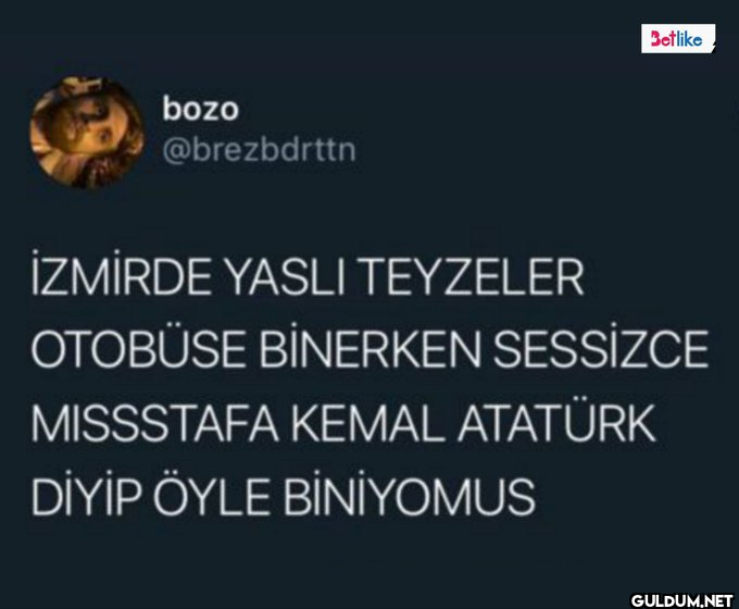 bozo @brezbdrttn Betlike...