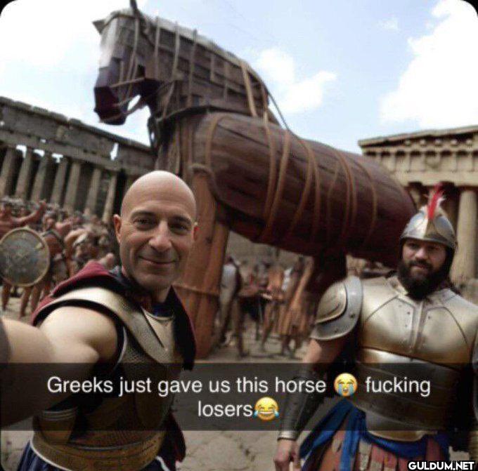 Greeks just gave us this...