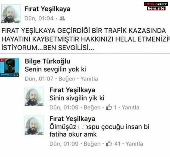 Fırat Yeşilkaya Dün, 01:04...