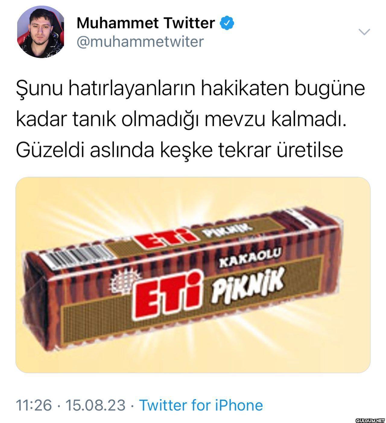 Muhammet Twitter on August...