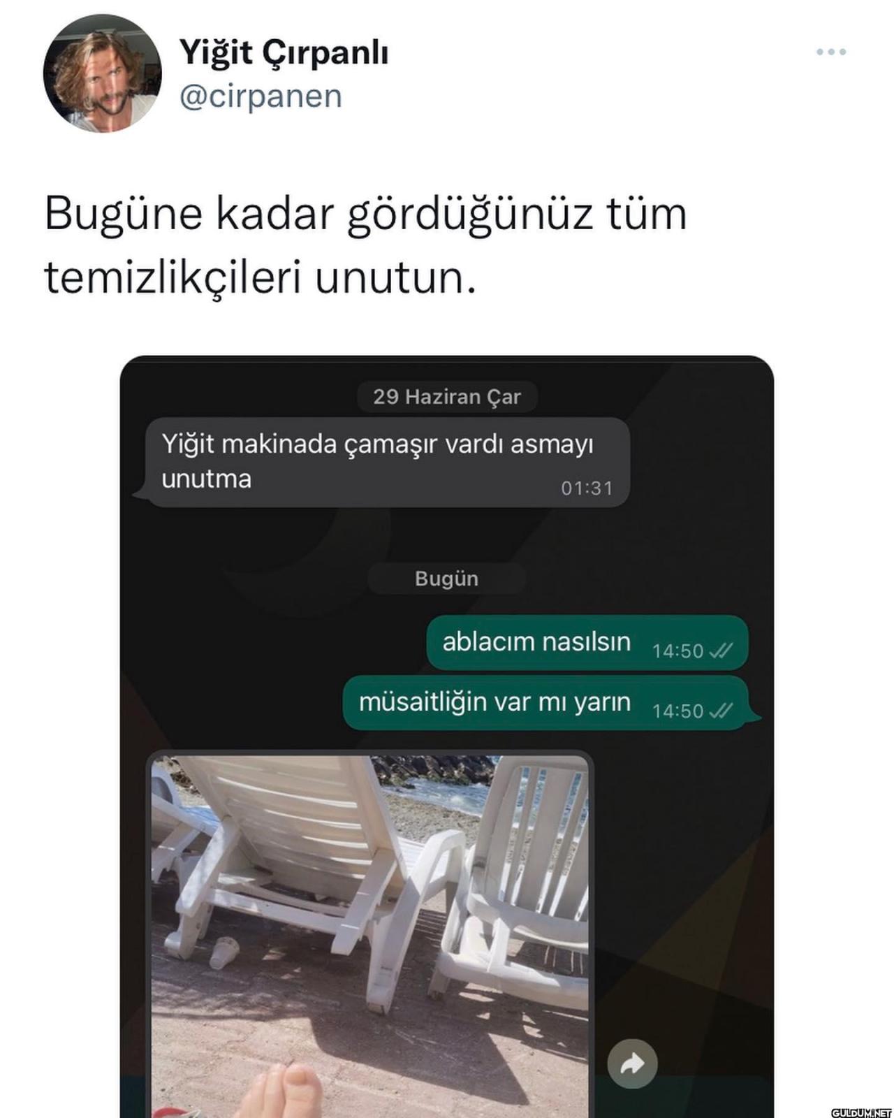 Hahahahahha   Yiğit...