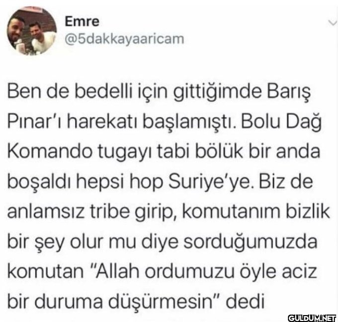 Emre @5dakkayaaricam Ben...