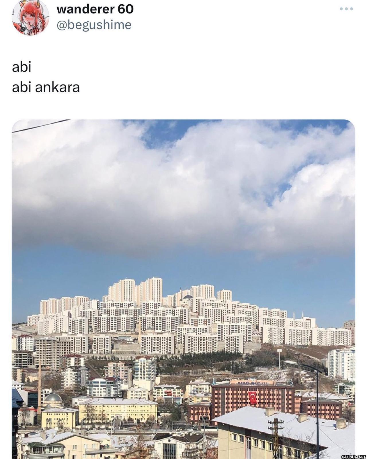 abi ankara ya   wanderer...