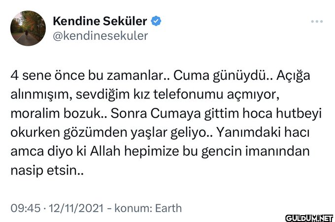 Kendine Seküler...