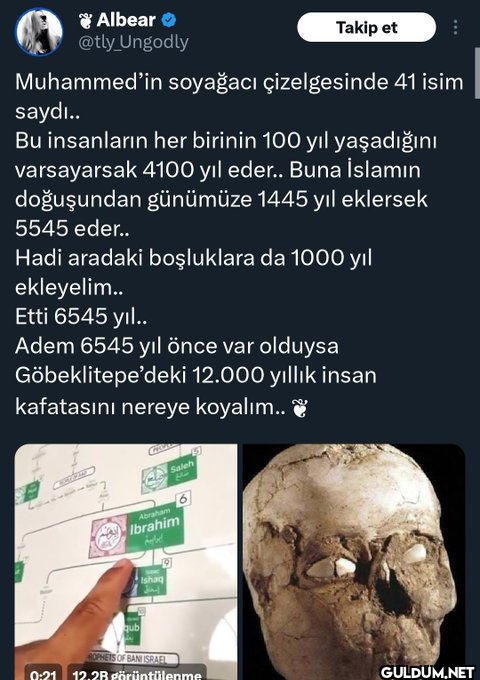 Kesin isbatı yoktur  ...