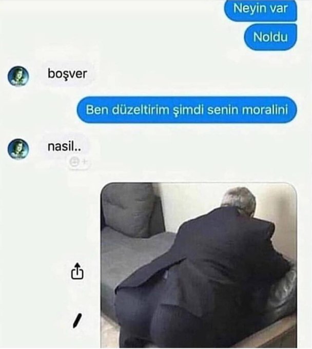 for boşver nasil.. Neyin...