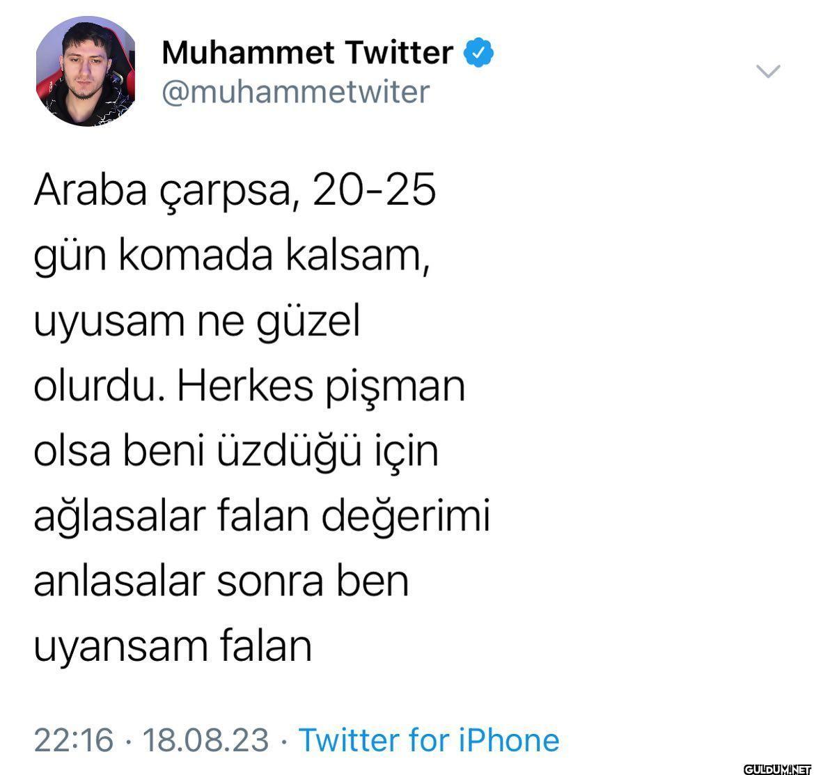 Muhammet Twitter on August...