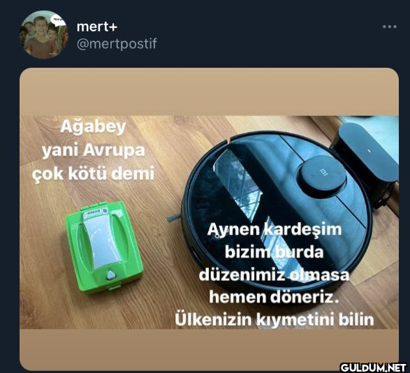 mert+ @mertpostif Ağabey...
