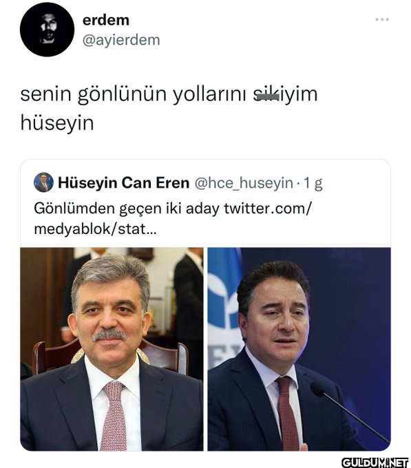 erdem @ayierdem senin...
