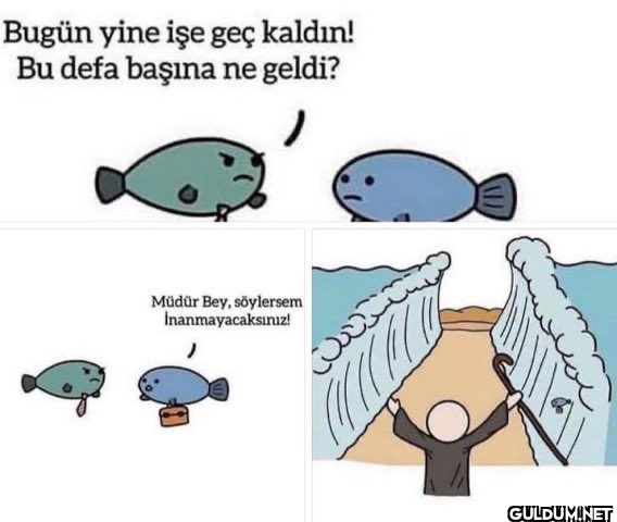 Bugün yine işe geç kaldın!...