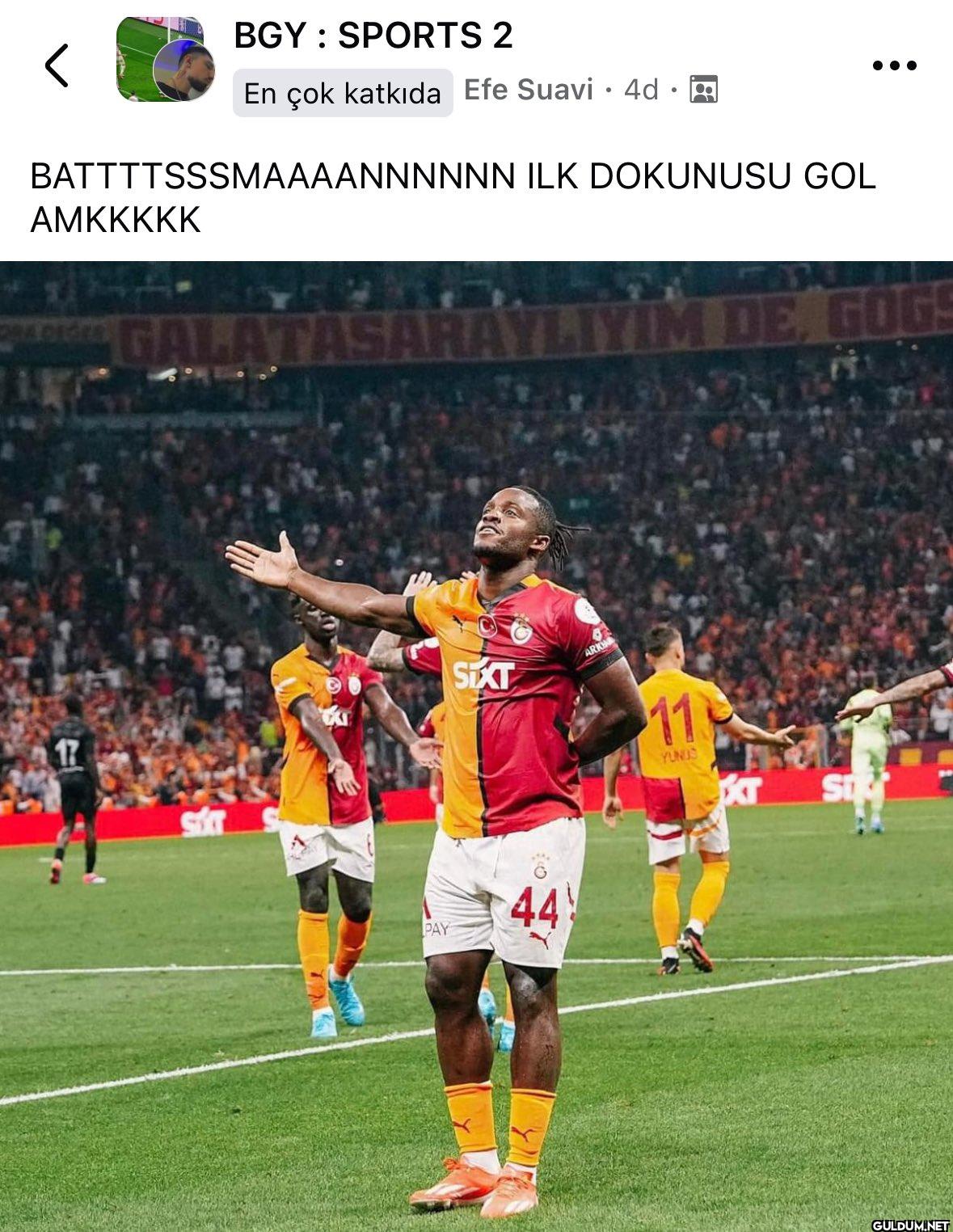 5 dakikada 2 gol attı...