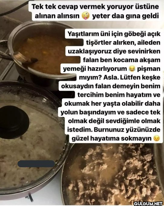 Tek tek cevap vermek...