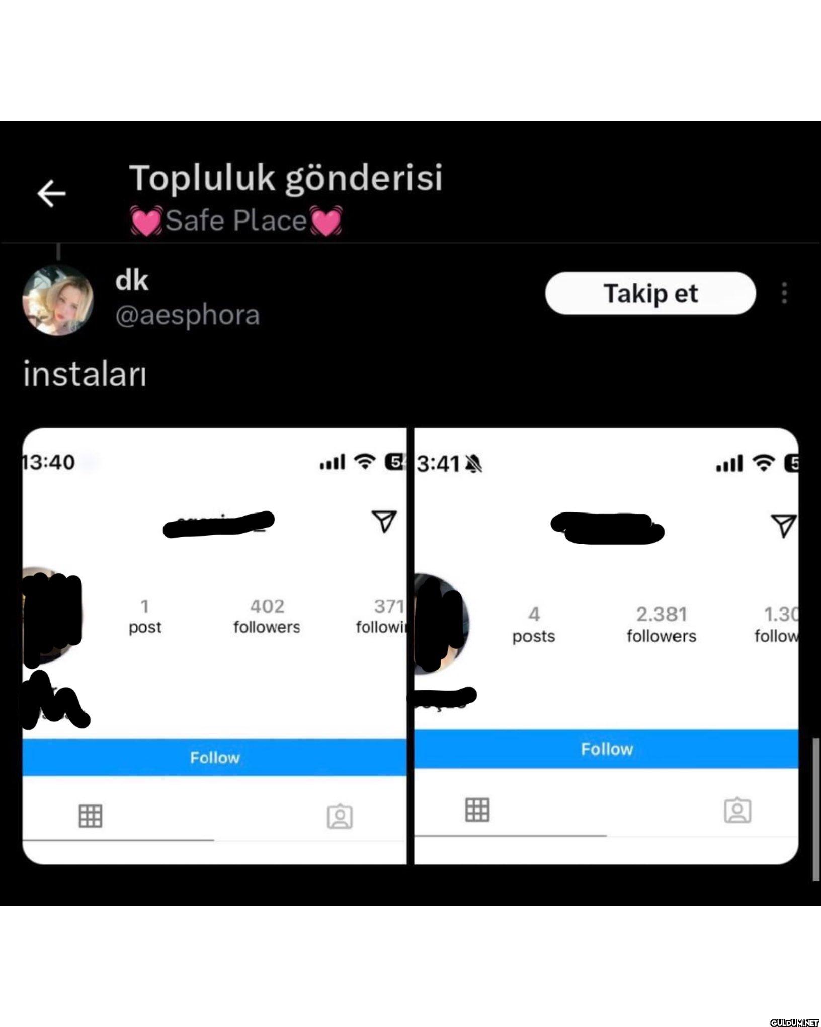 3 sa @aesphora adlı kişiye...