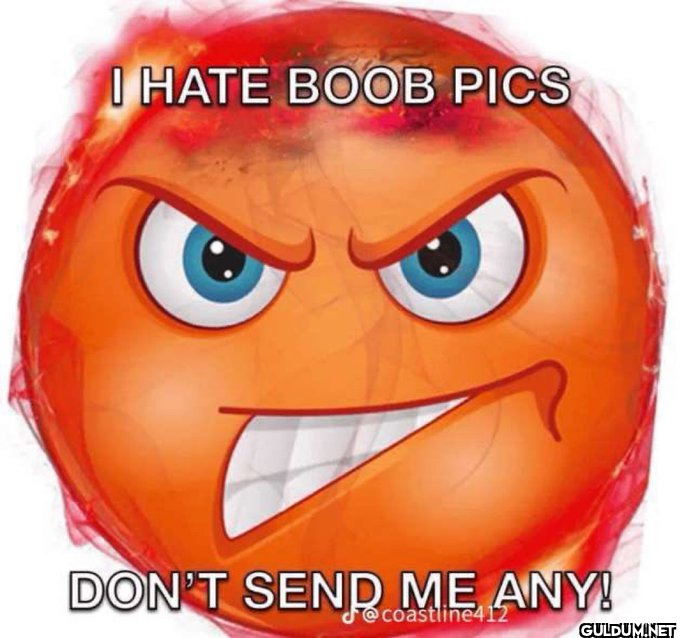 I HATE BOOB PICS DON'T SEND ME ANY!