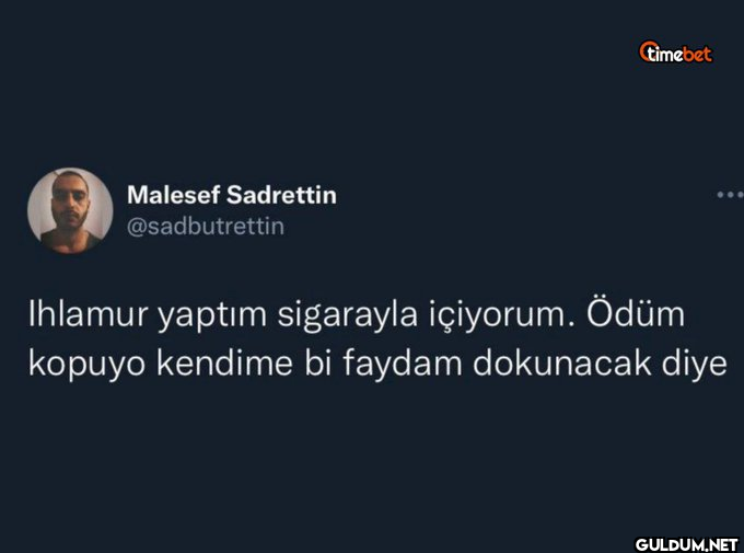 Malesef Sadrettin...