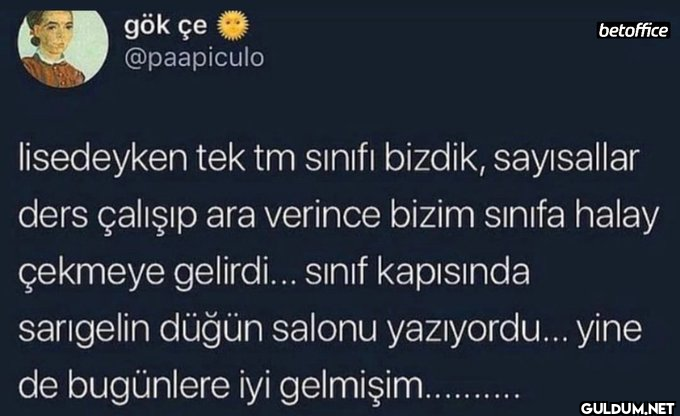 gök çe @paapiculo...