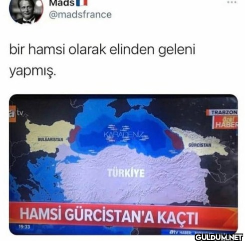 atv Mads bir hamsi olarak...