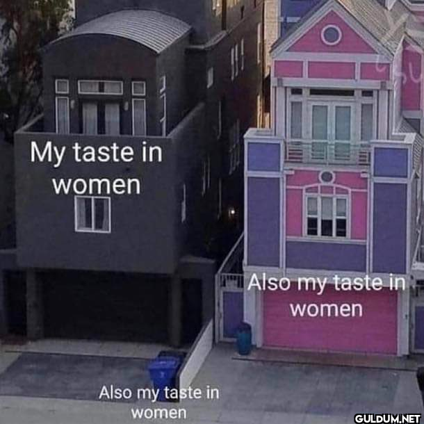 My taste in women Also my...