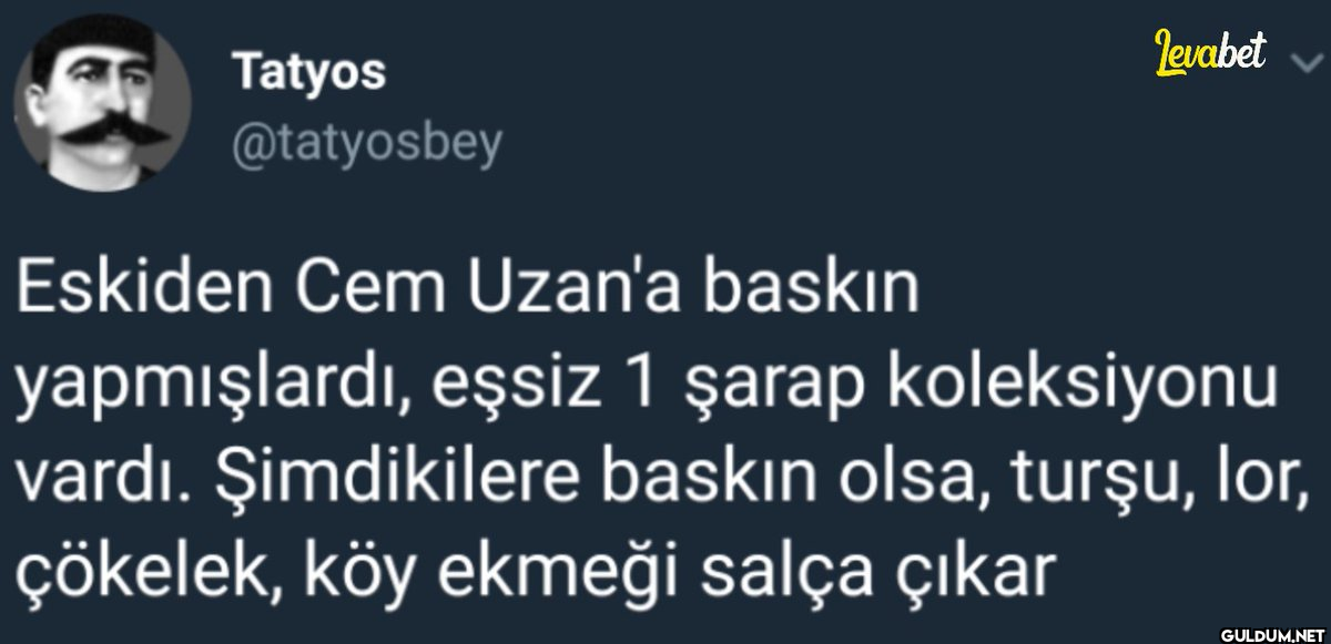 Tatyos @tatyosbey levabet...
