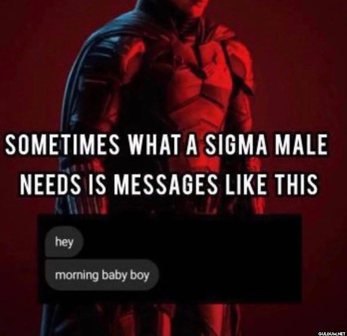 SOMETIMES WHAT A SIGMA...