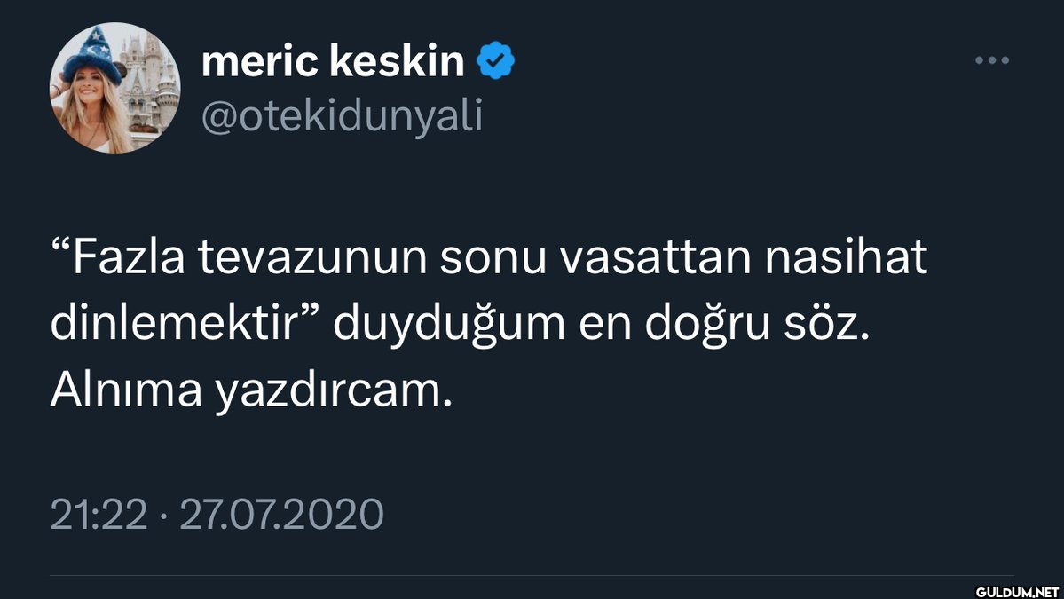 meric keskin @otekidunyali...