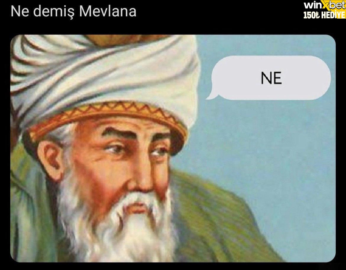 Ne demiş Mevlana NE...