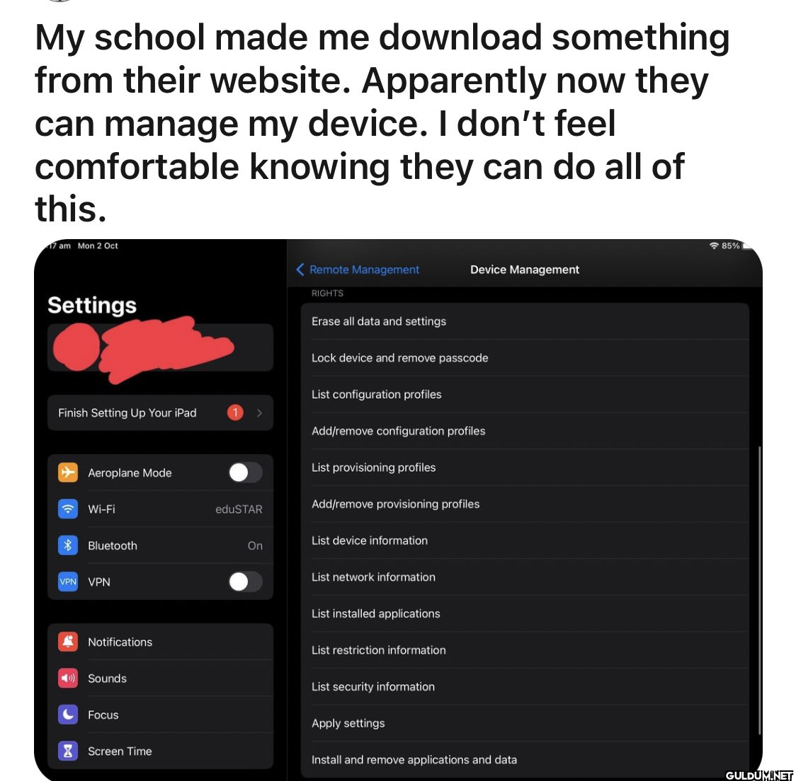 how is this allowed?   My...
