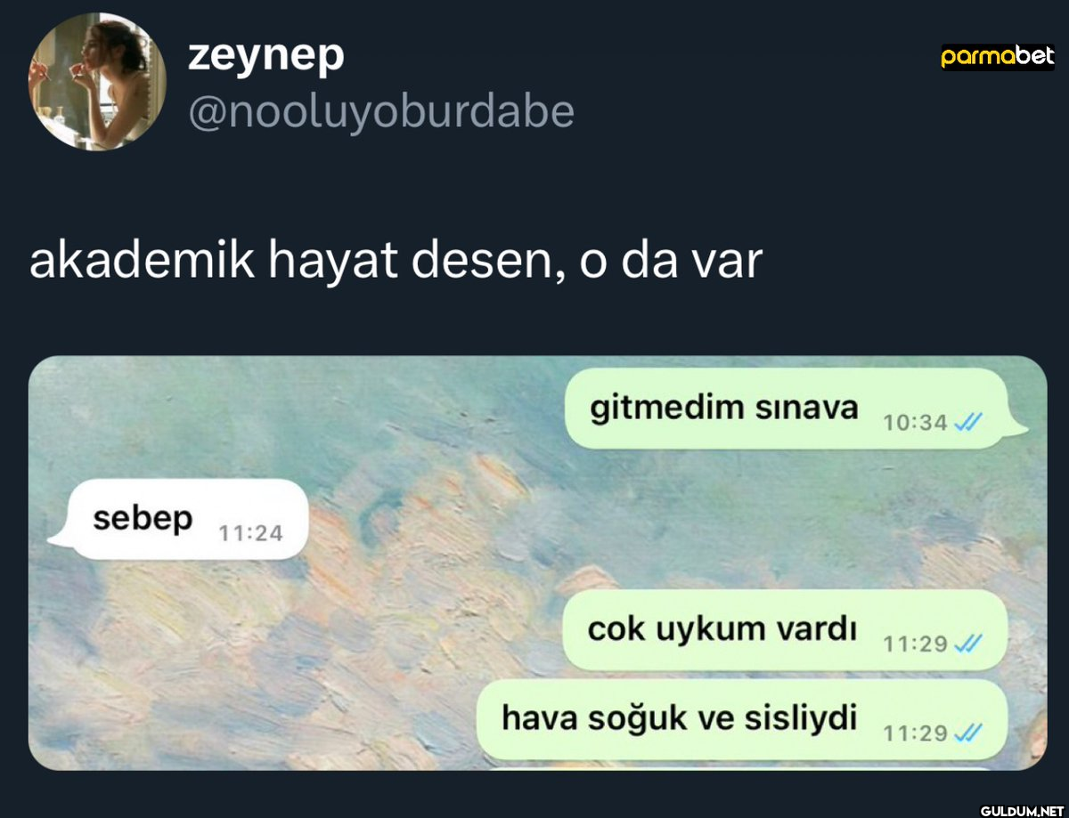 zeynep @nooluyoburdabe...