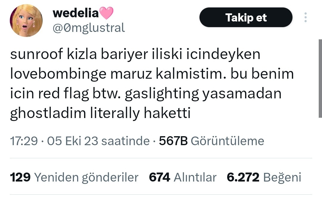 ya ne anlatıyorsun be abla...