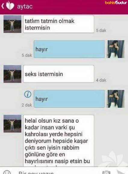 aytac tatlım tatmin olmak...
