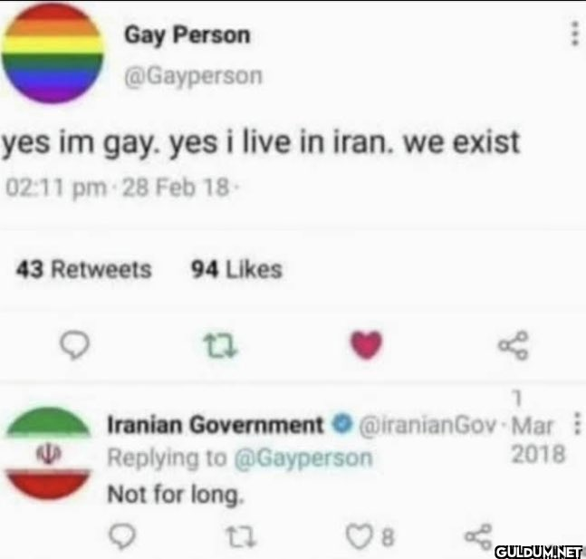 ?  Gay Person @Gayperson...