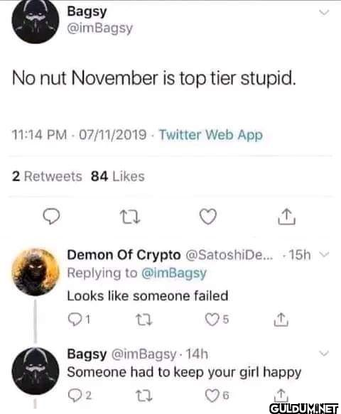 Bagsy @imBagsy No nut...