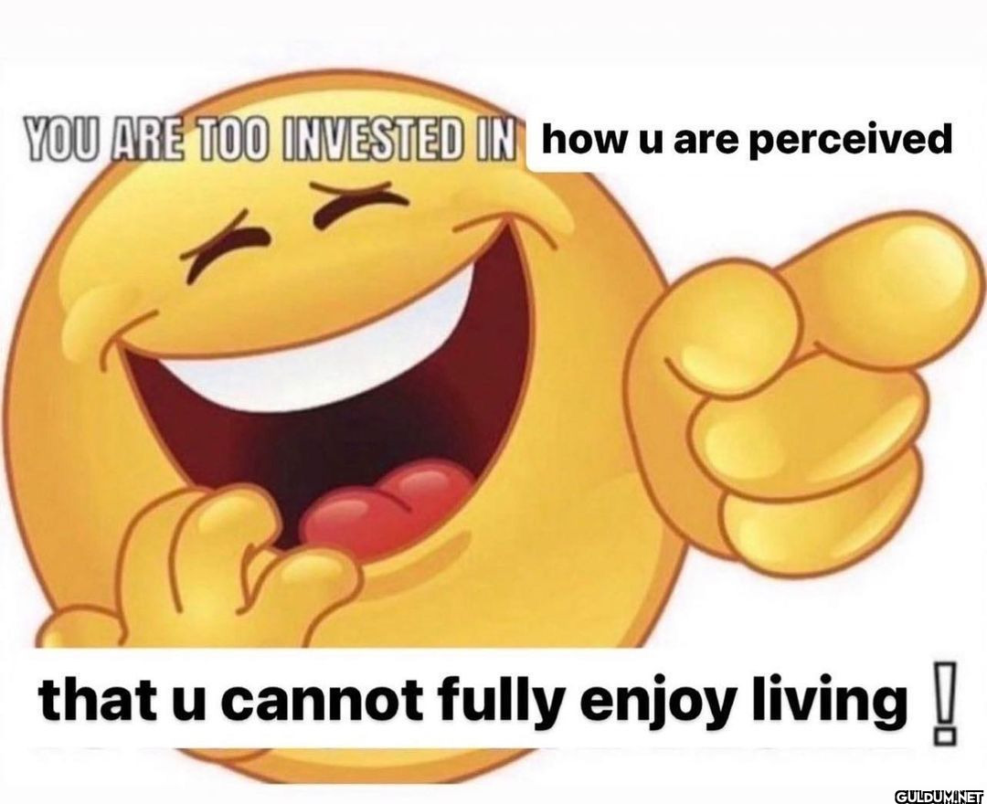 YOU ARE TOO INVESTED IN...