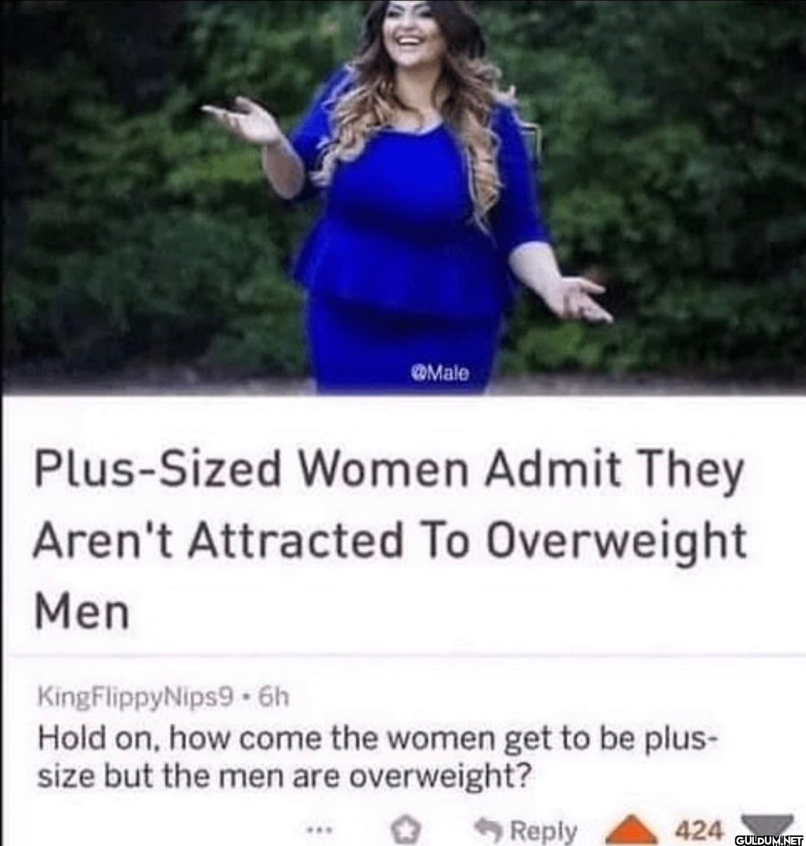 @Male Plus-Sized Women...