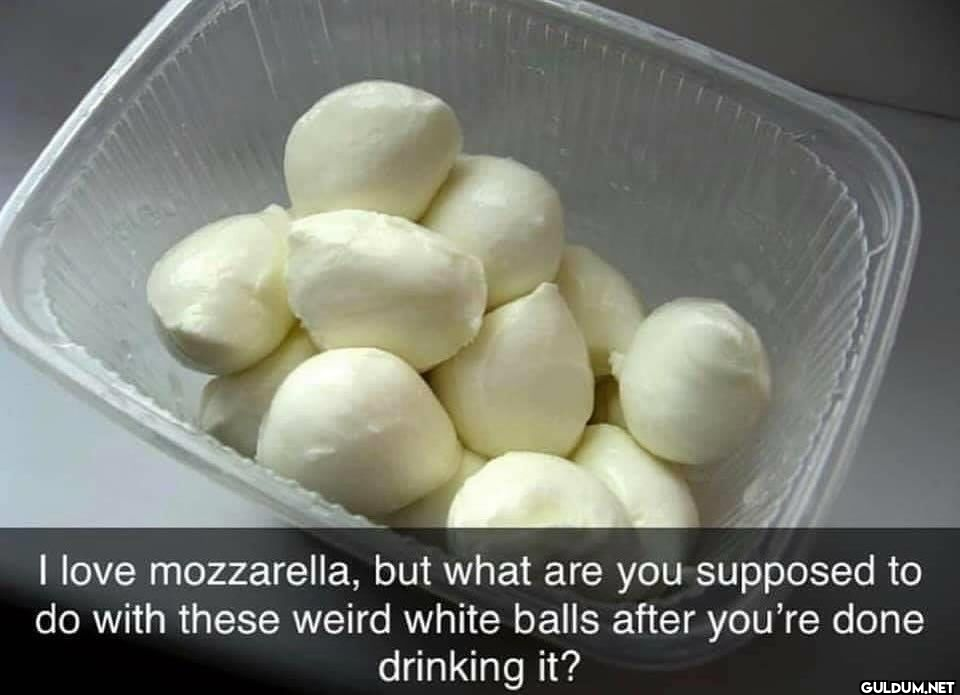 I love mozzarella, but...