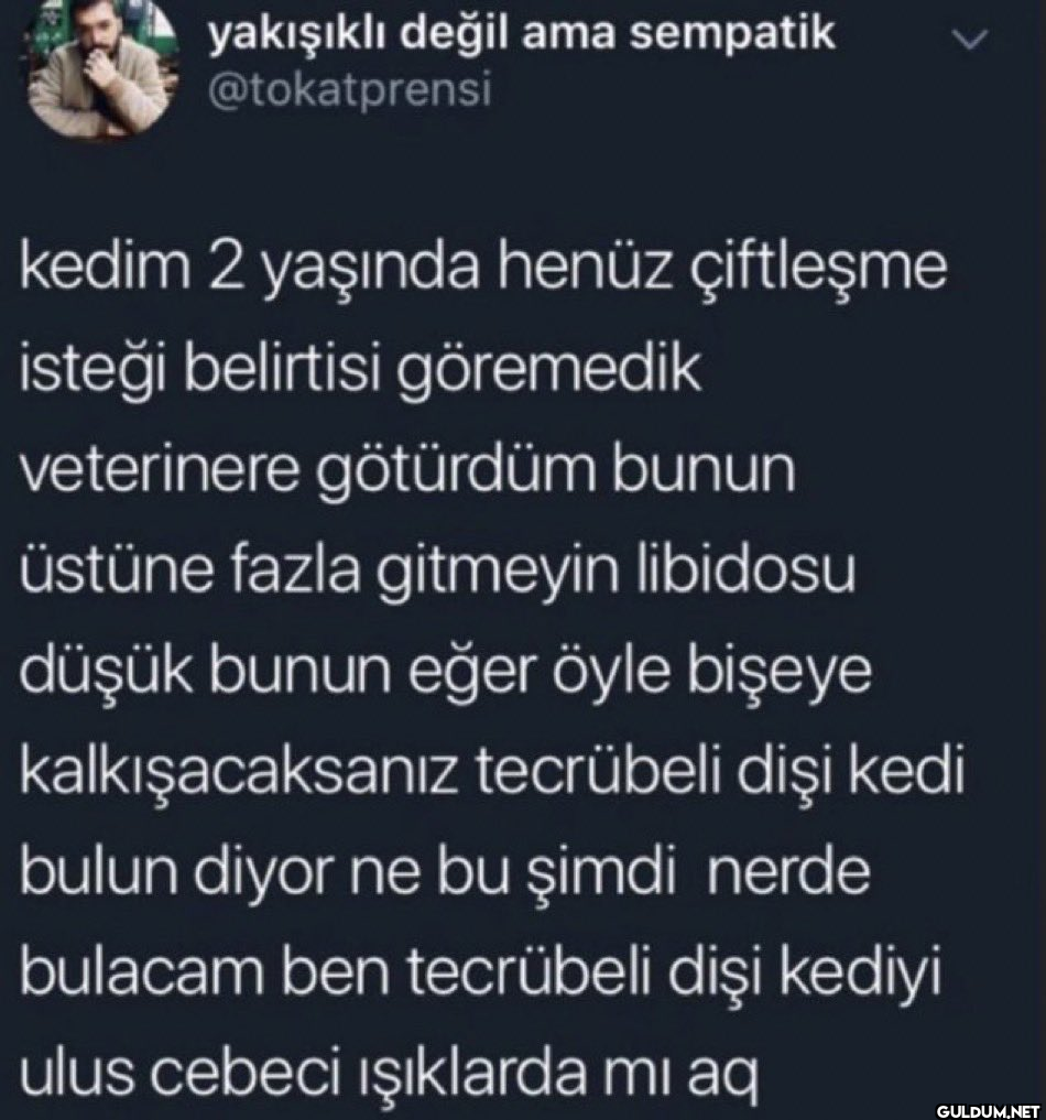 yakışıklı değil ama...