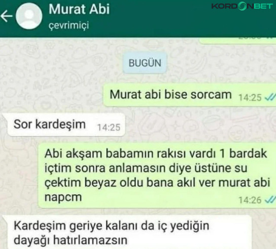 ← Murat Abi çevrimiçi...