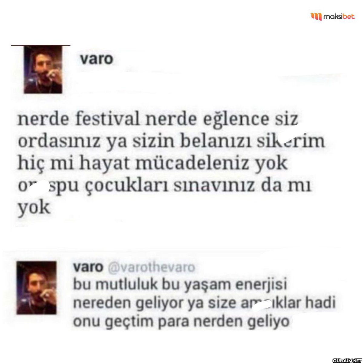 varo maksibet nerde...