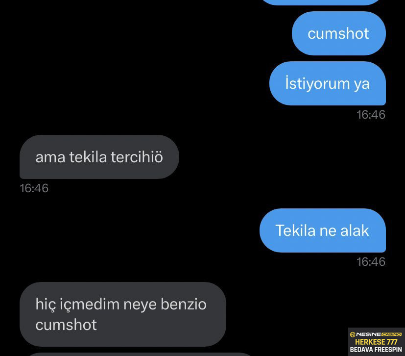 ama tekila tercihiö 16:46...