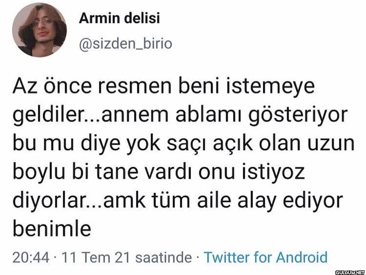 Armin delisi @sizden birio...