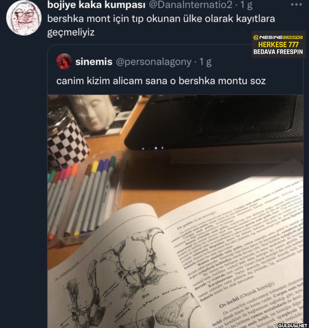 bojiye kaka kumpası...