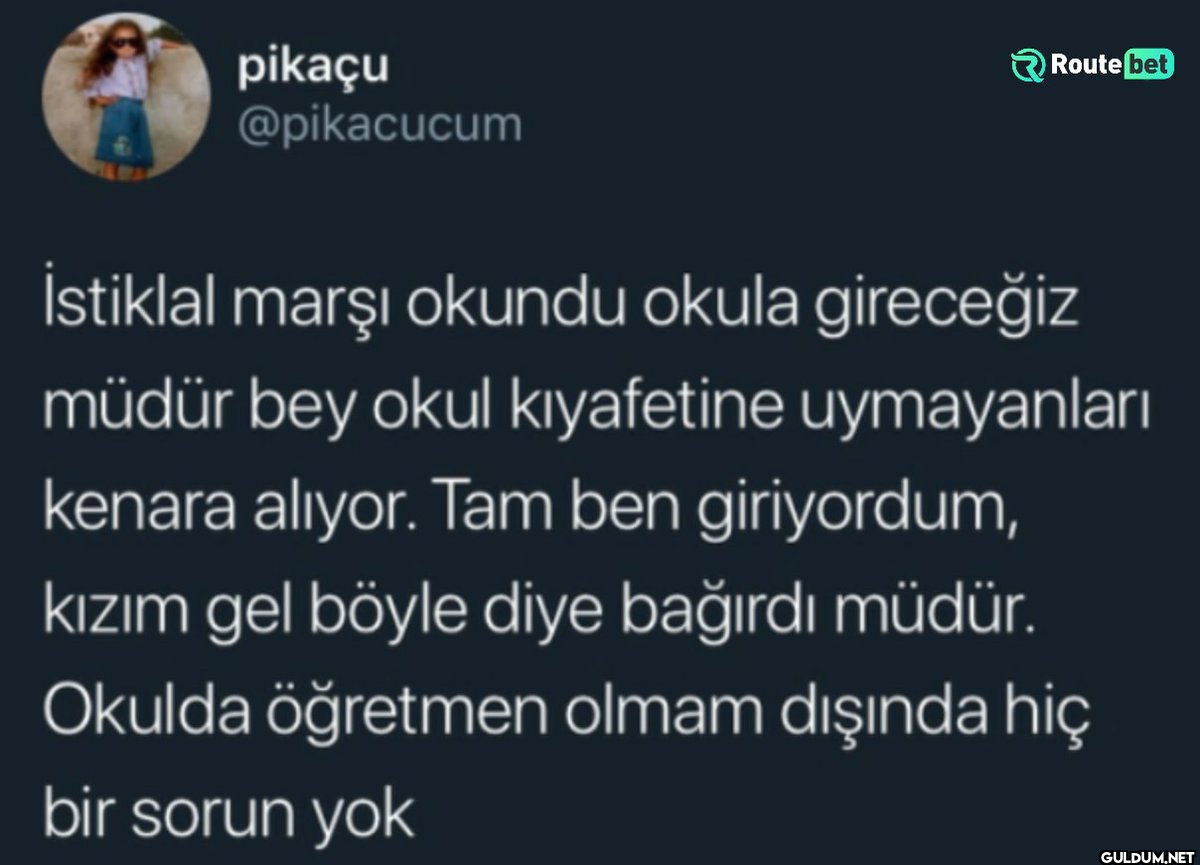 pikaçu @pikacucum Route...