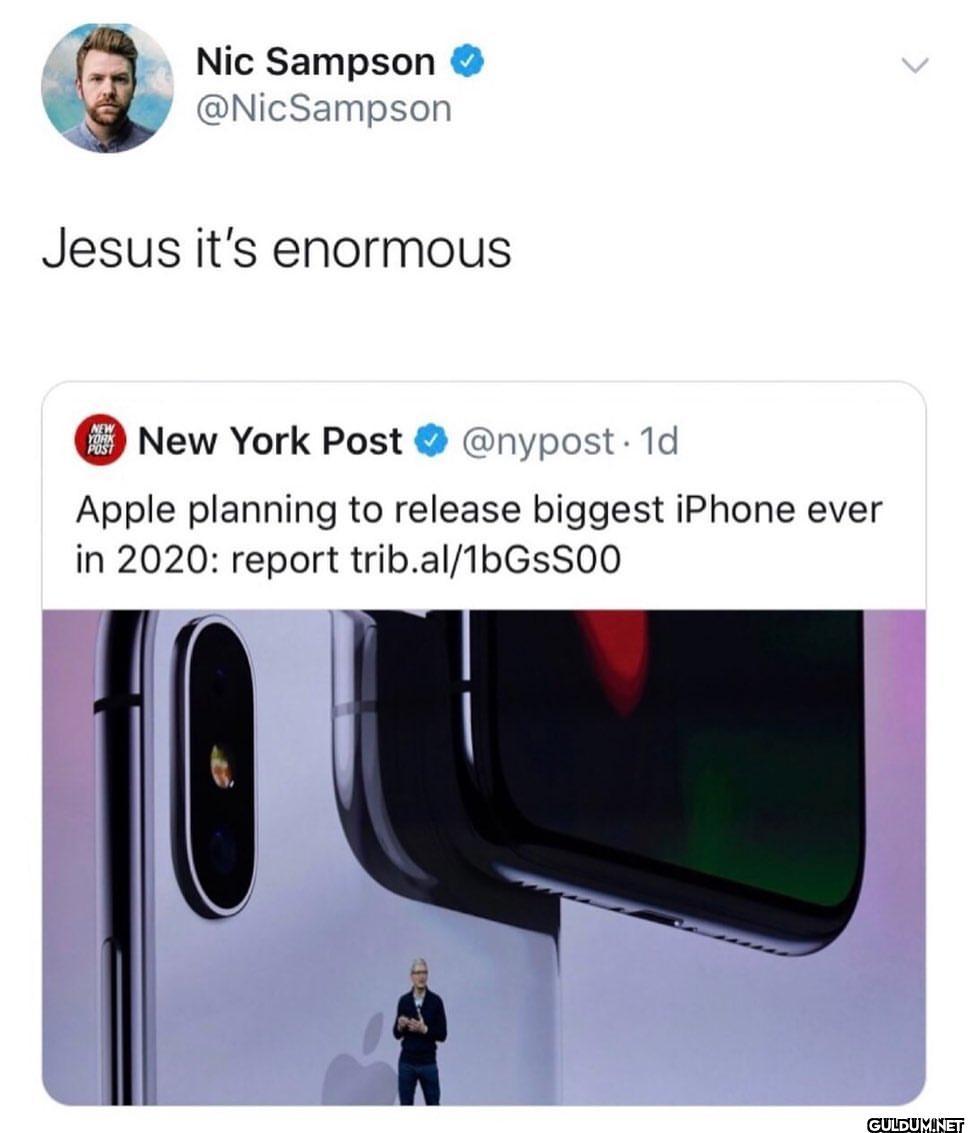 We can go bigger. We have...