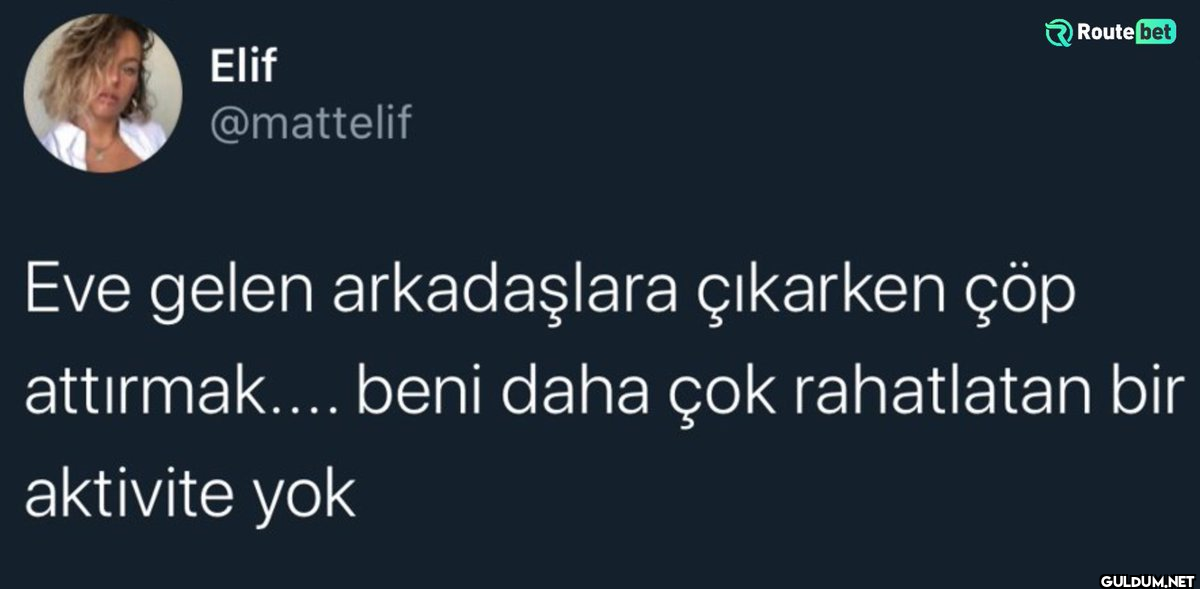 Elif @mattelif Route bet...