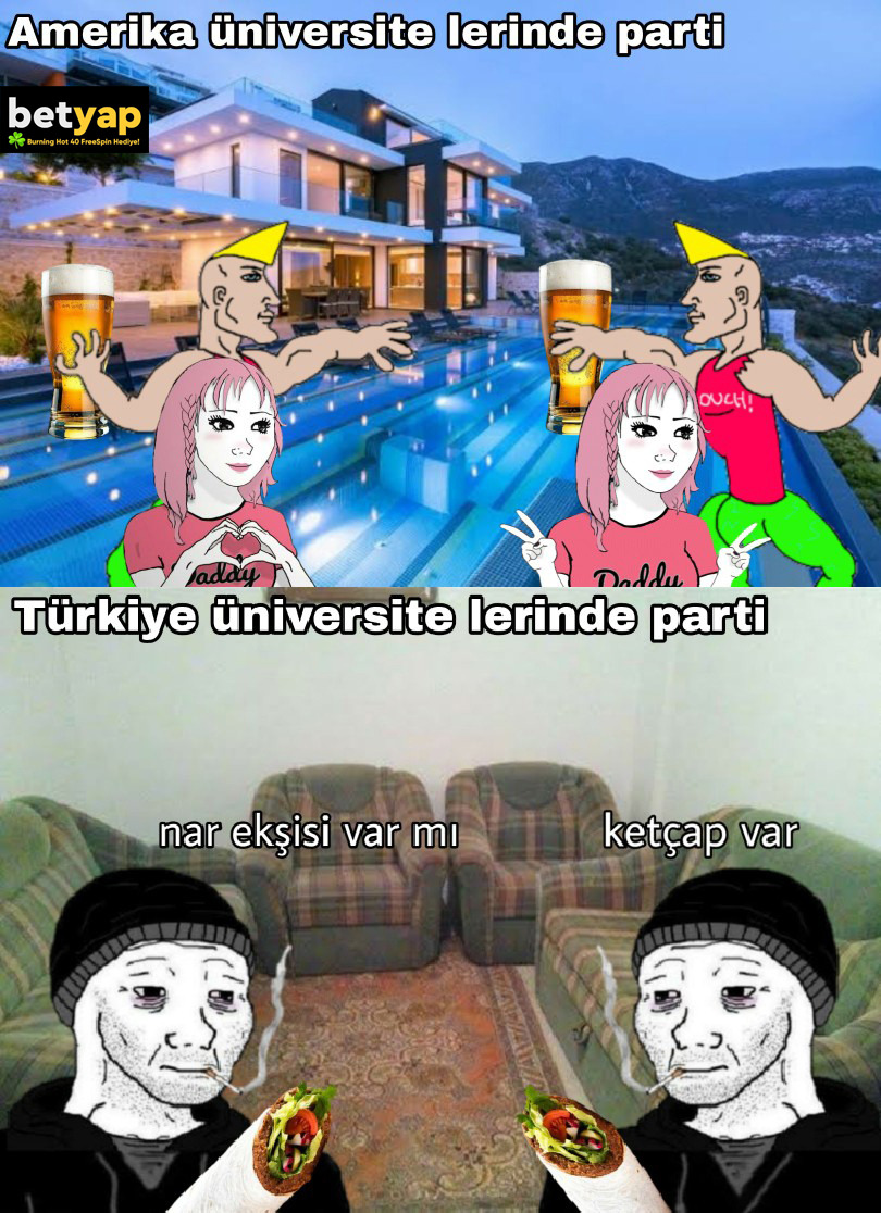 Amerika üniversite lerinde...