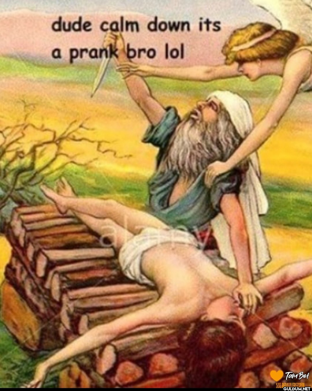 dude calm down its a prank...