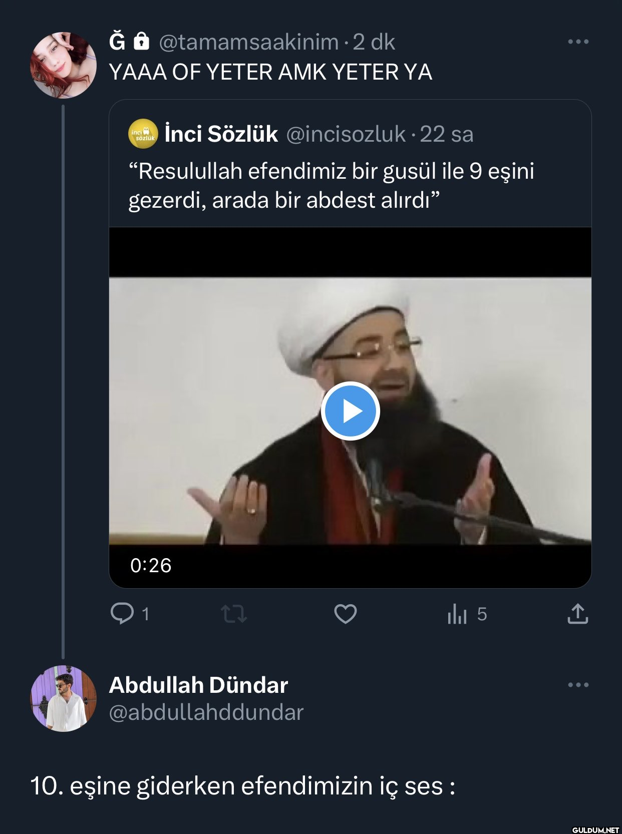 Ğ @tamamsaakinim 2 dk YAAA...